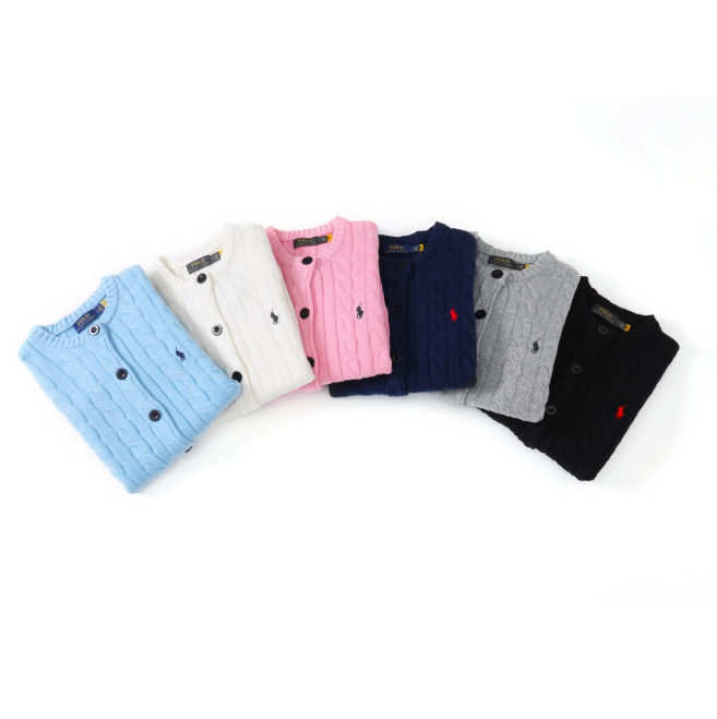 Ralph Lauren Cable Knit Cardigan Sweater