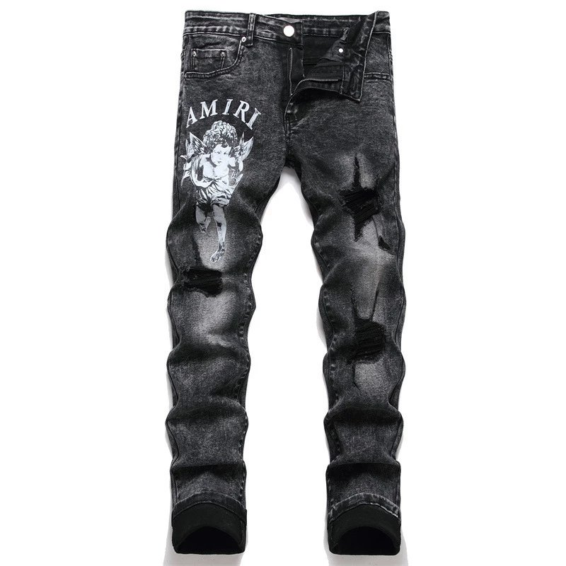Amiri Black Distress