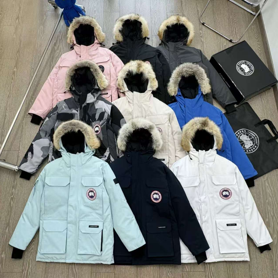 Canada Goose Fur Trim Winter Jacket