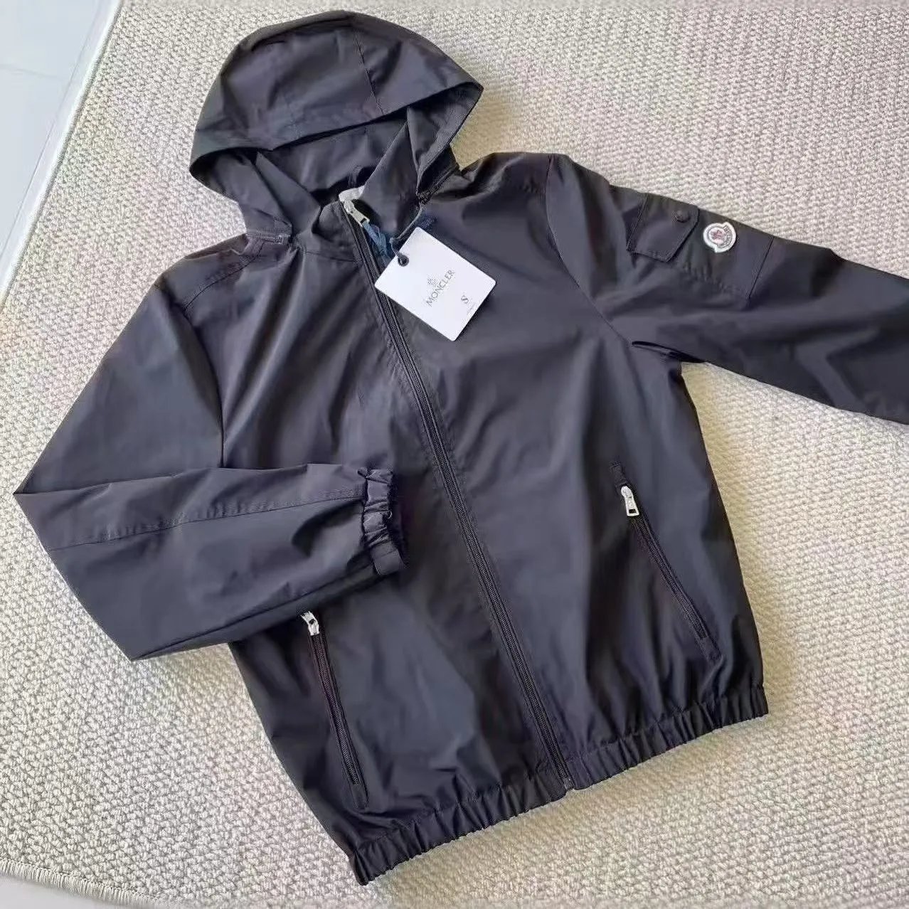 Moncler Black Hooded