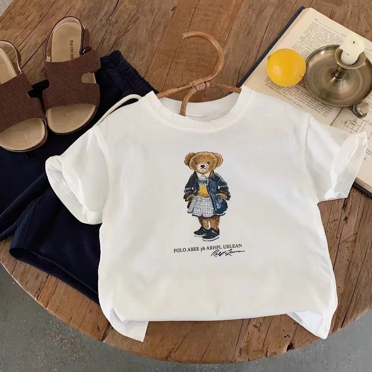 Polo Ralph Lauren White Teddy Bear T-Shirt