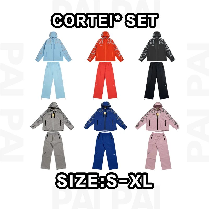 Cortei Set Hooded Jacket and Pants in Various Colors