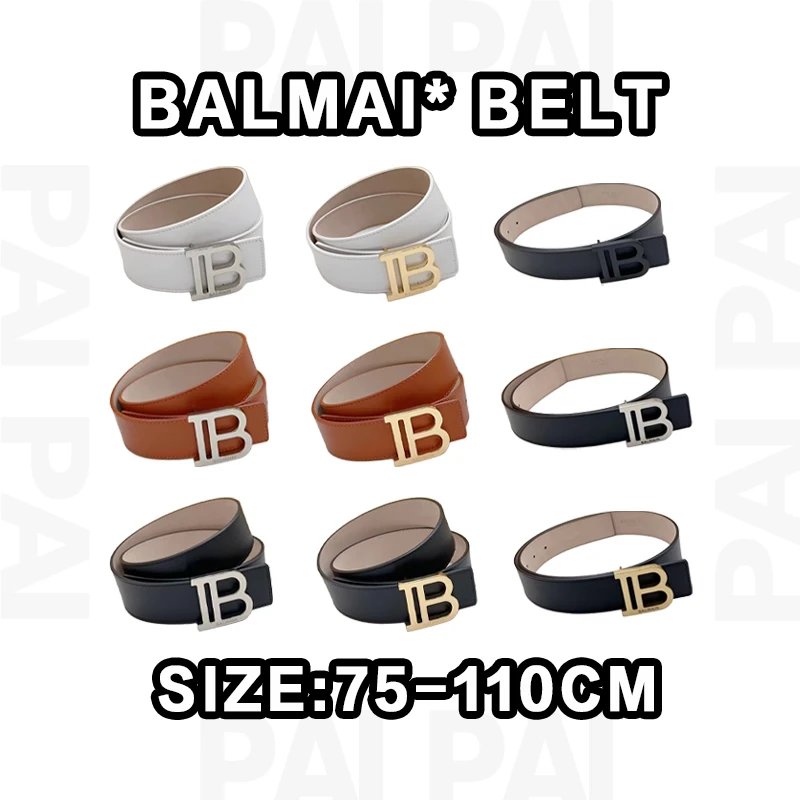 Balmai Belt Black Leather Belt