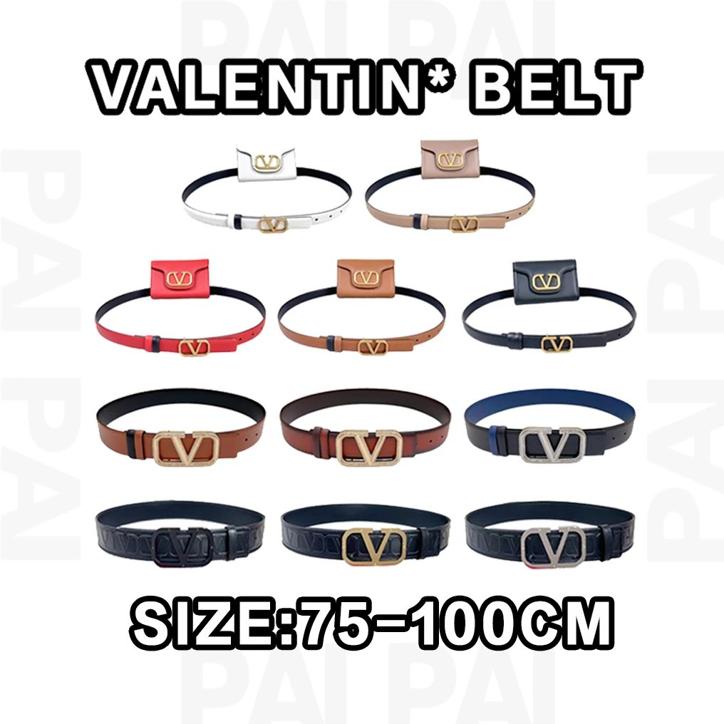 Valentino Belt in Various Colors, Size 75-100CM