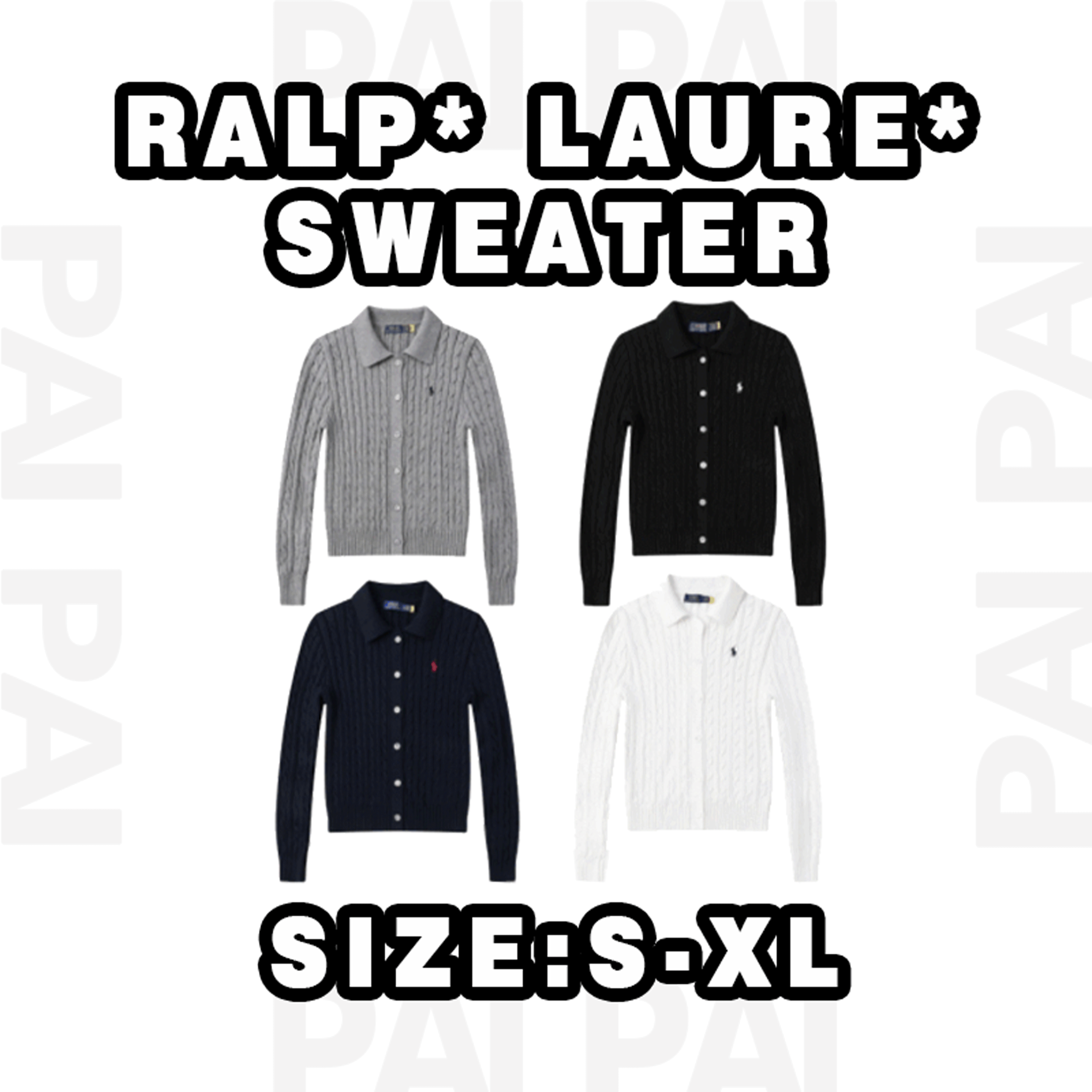 Ralph Lauren Cable Knit Cardigan Sweater