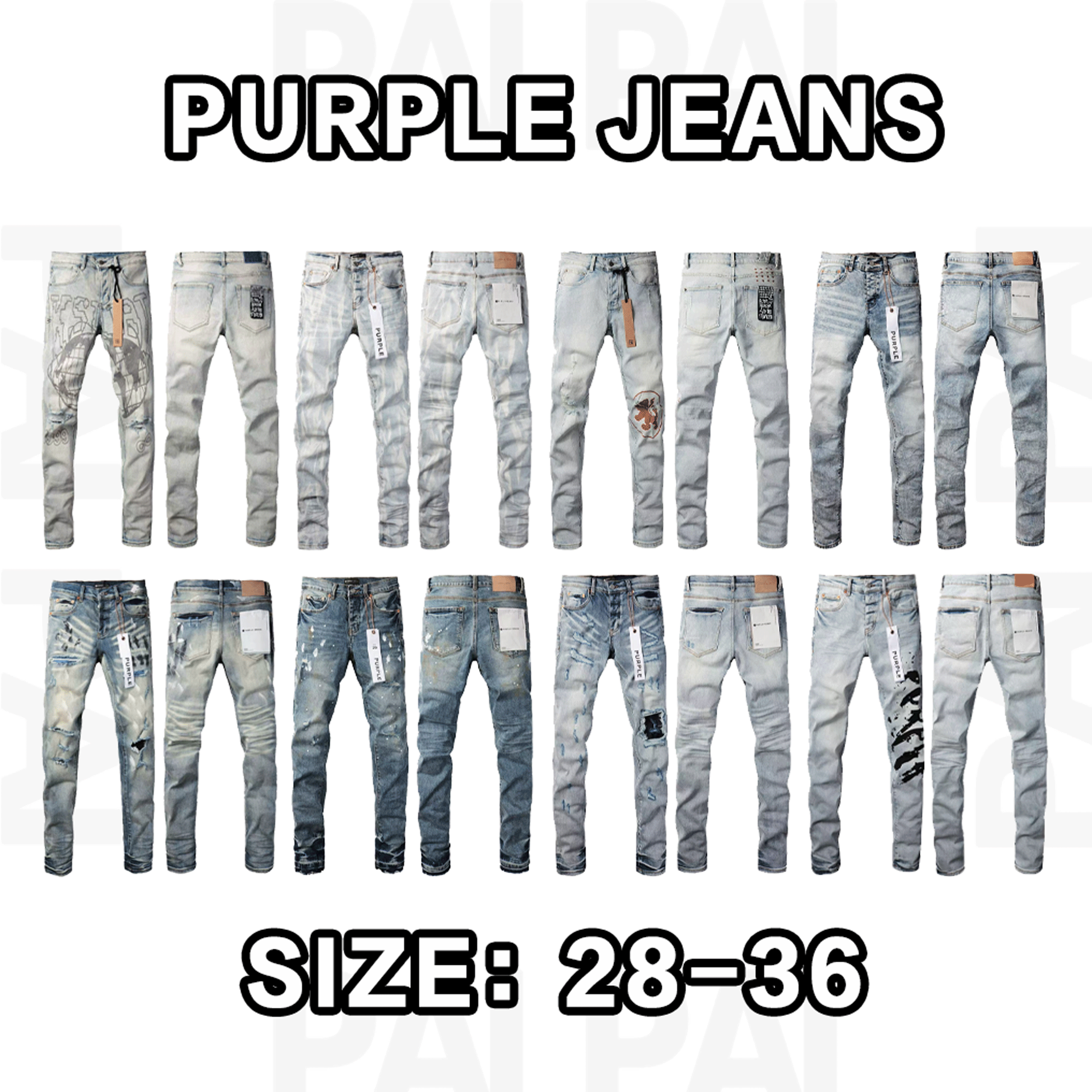 Purple Jeans Slim Fit