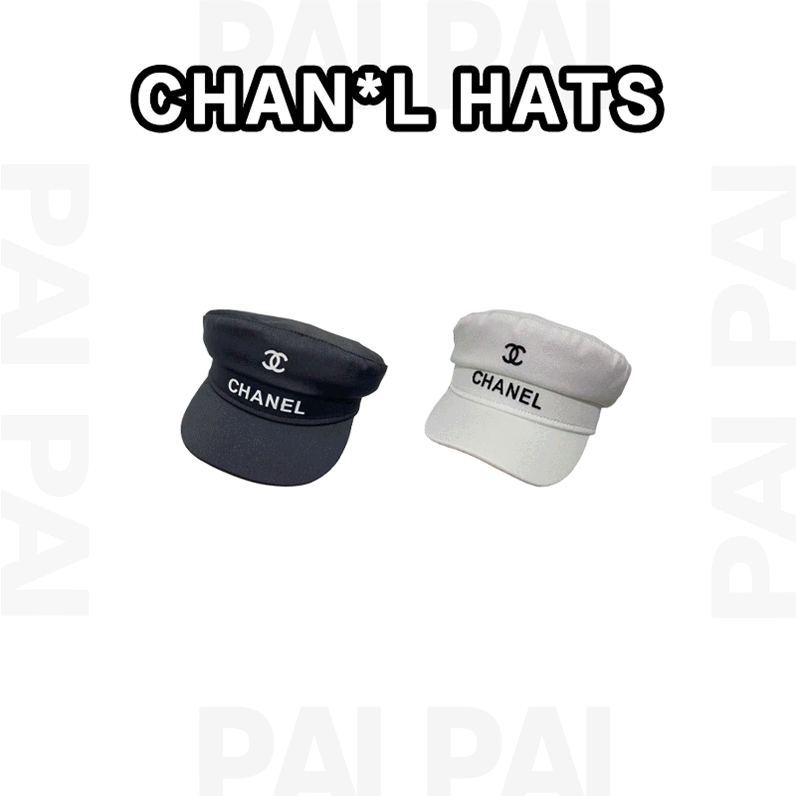 Chanel Navy and White Cap