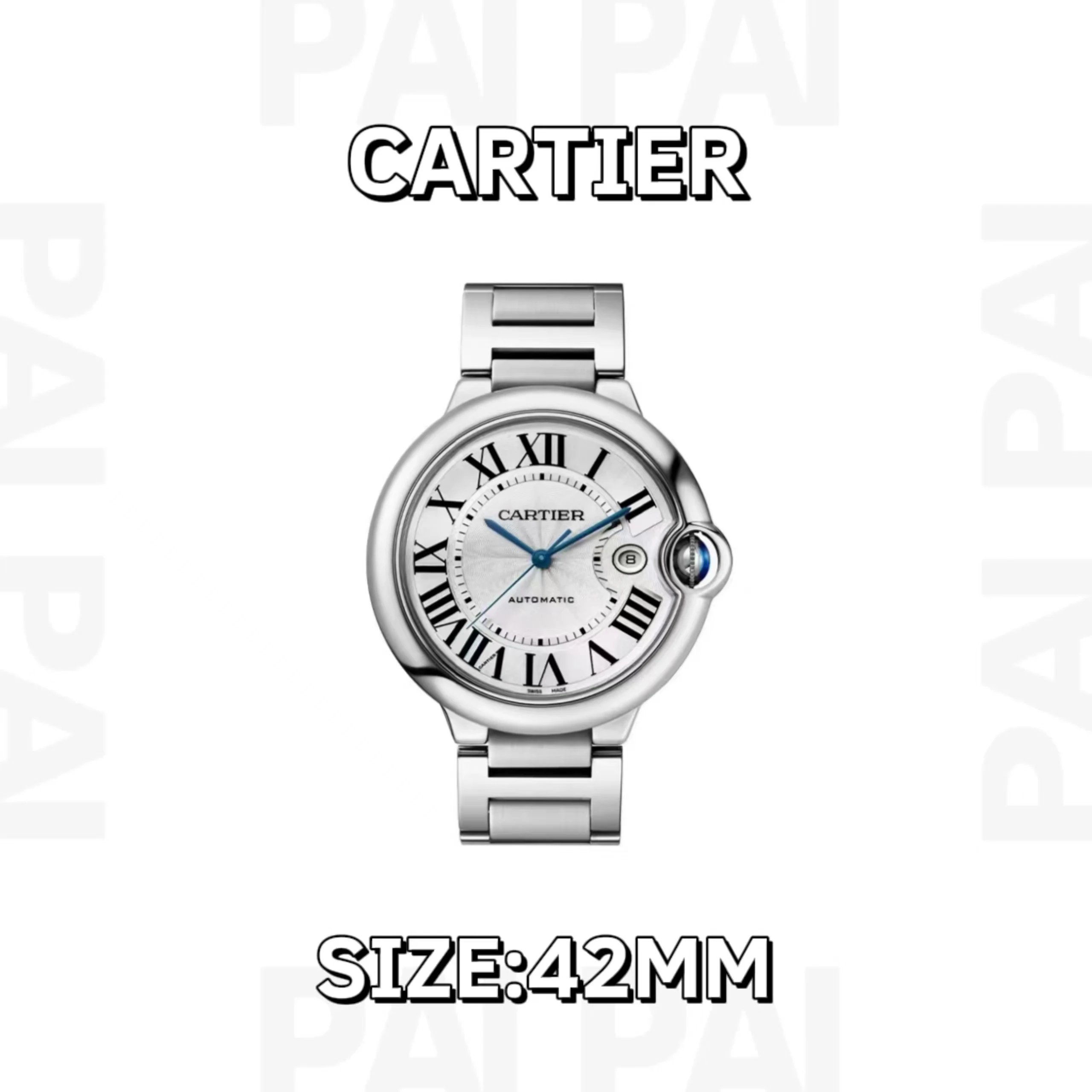 Cartier Silver Autom