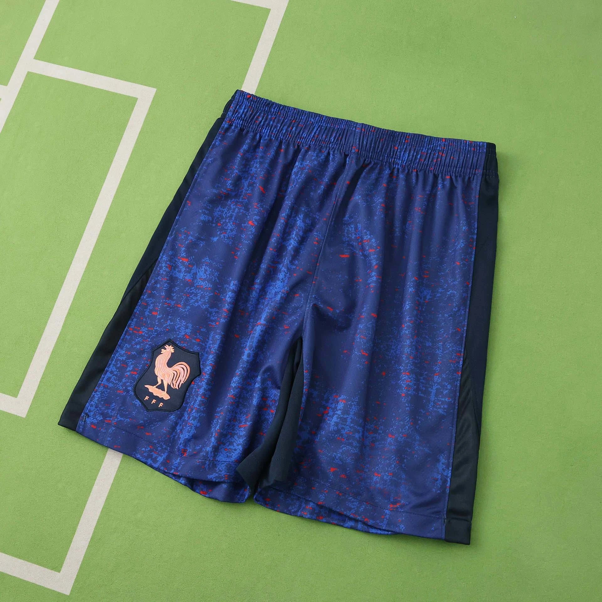 France Blue Soccer Shorts