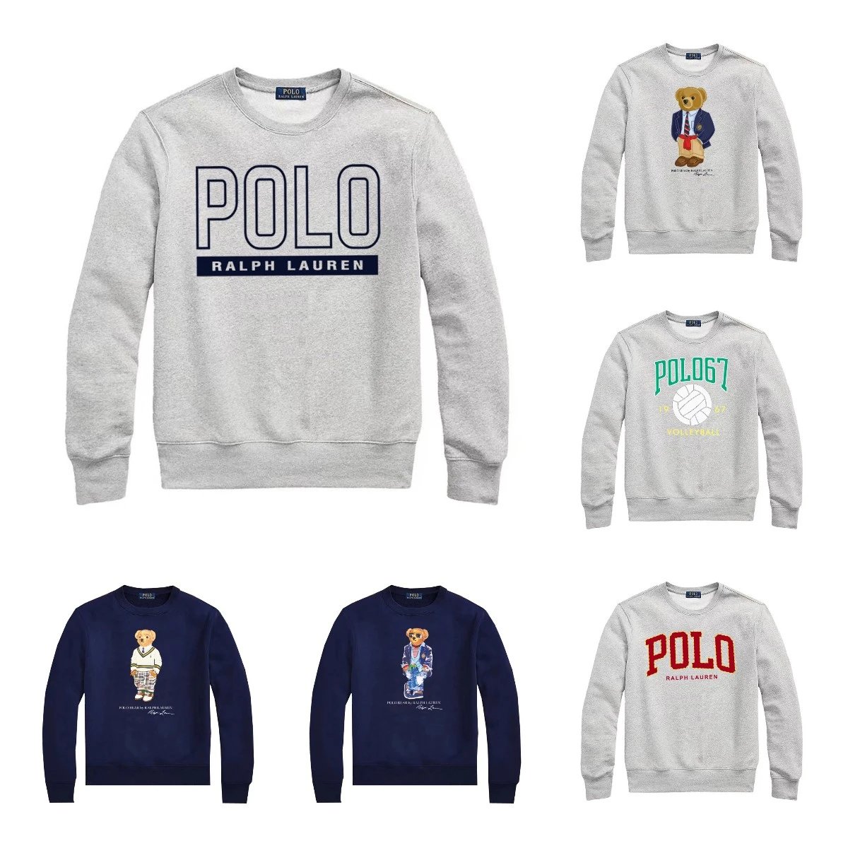 Ralph Lauren Grey Long Sleeve Sweatshirt