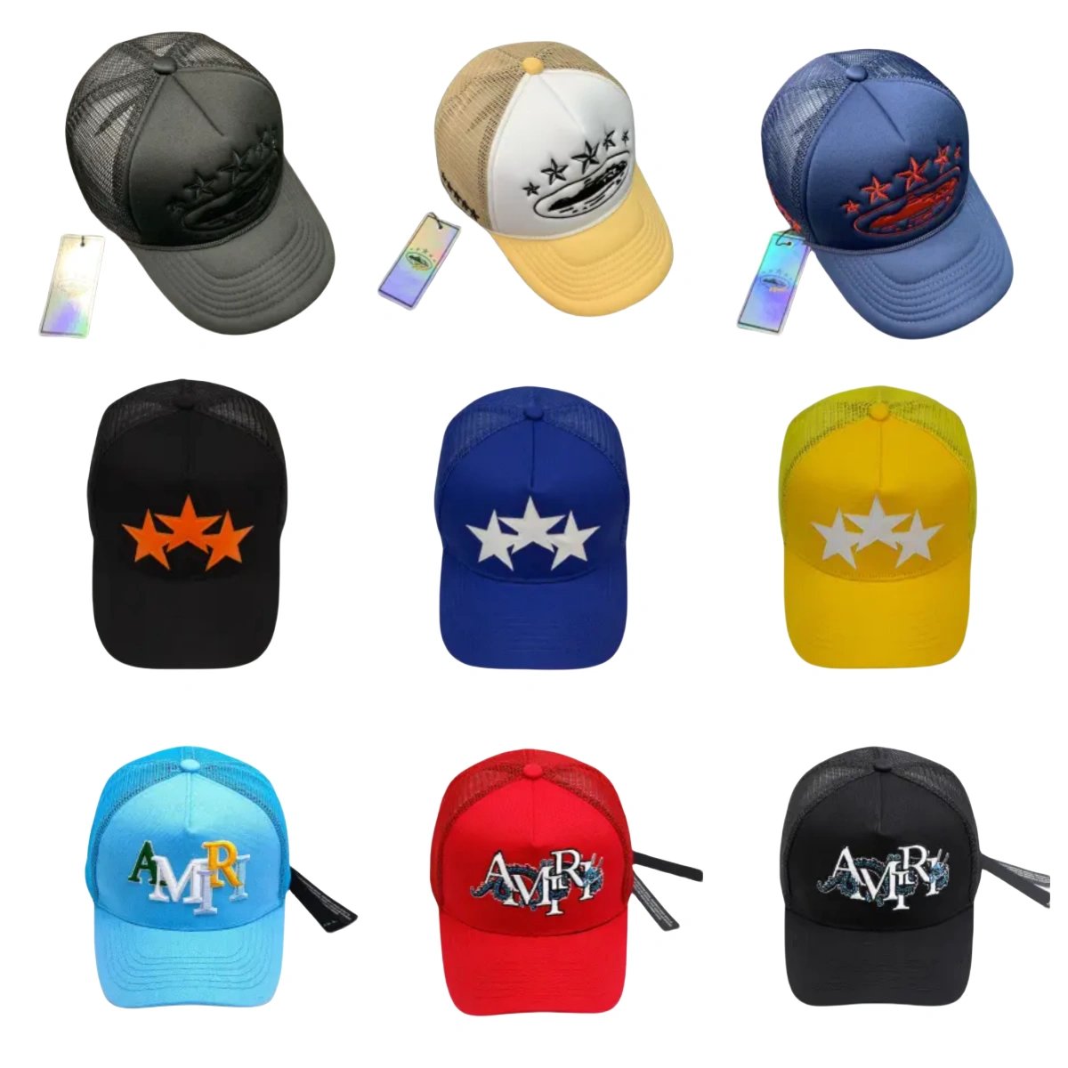 Amiri Trucker Caps in Various Colors