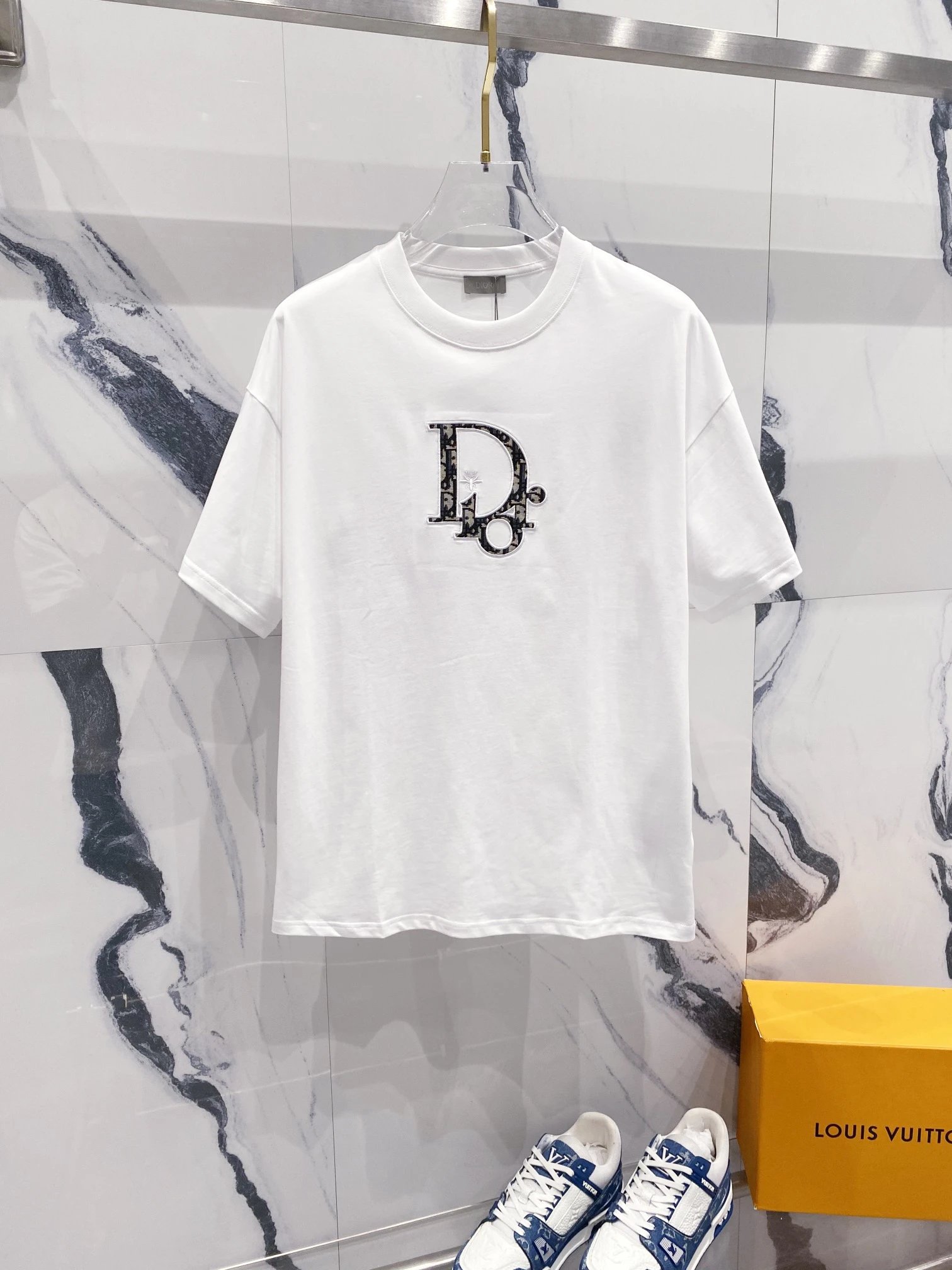 Dior White Logo T-Shirt