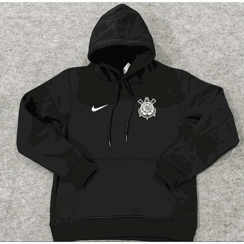Nike Black Hoodie with Front Pocket