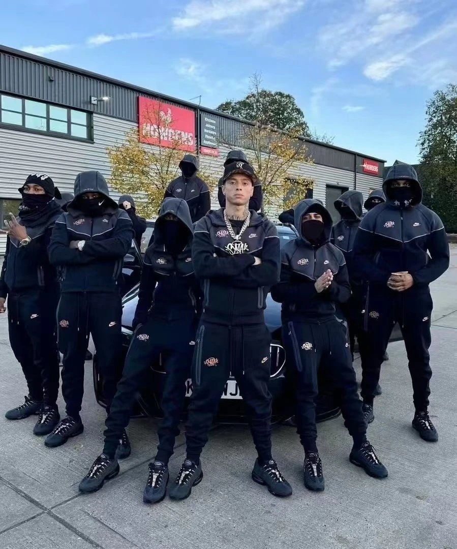 Nike Black Hoodie and Jogger Set