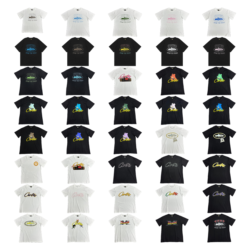 Various Brand Black and White T-Shirts