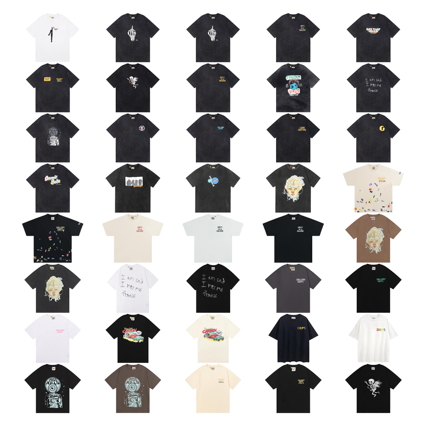 Gallery Dept Black Short Sleeve T-Shirt