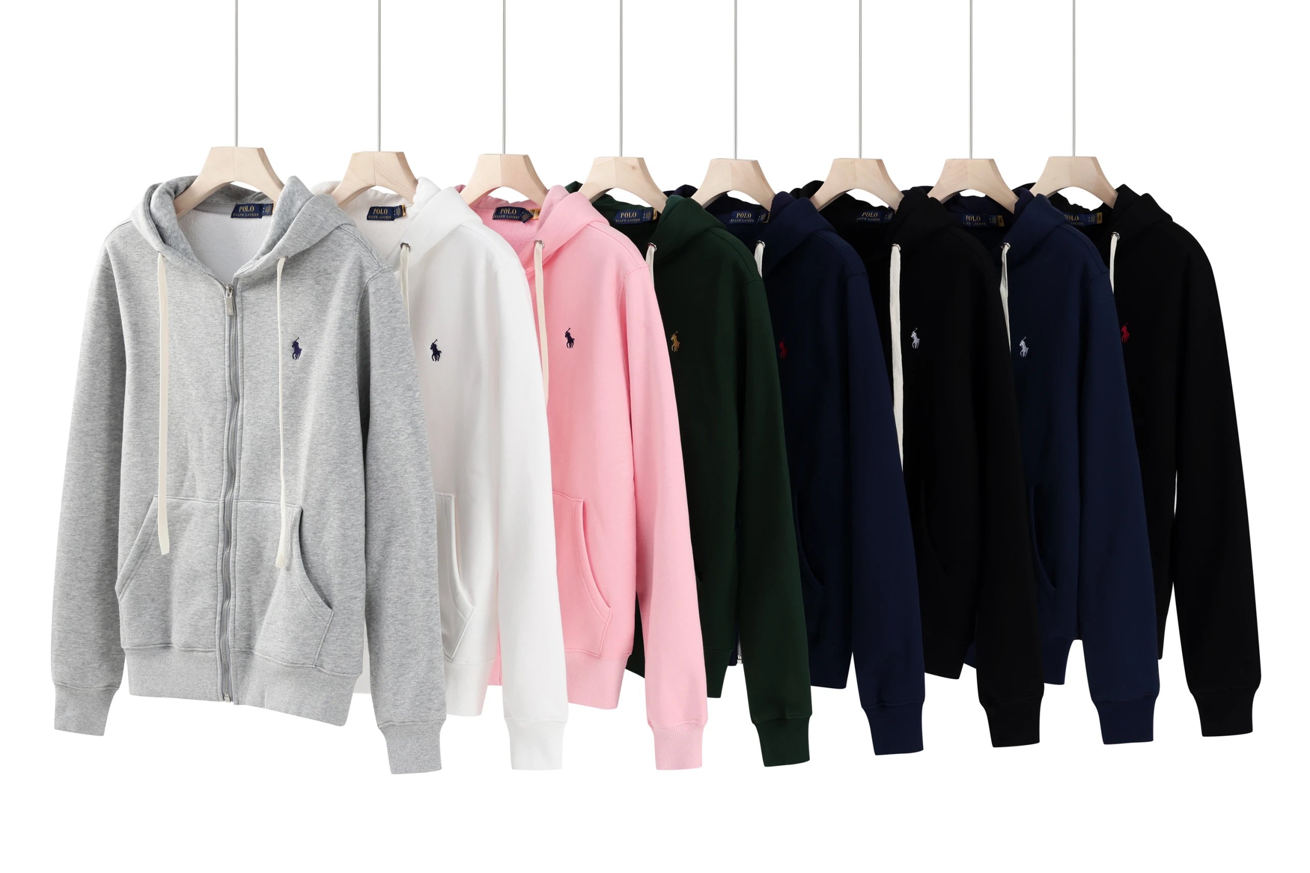 Ralph Lauren Grey Zip-Up Hoodie