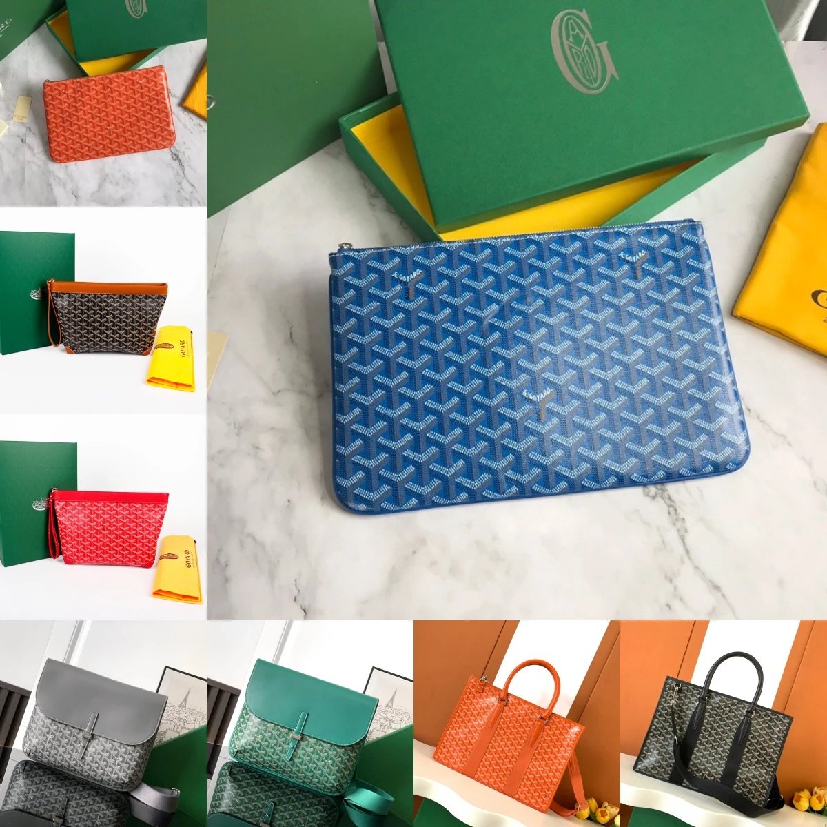 Goyard Blue Monogram
