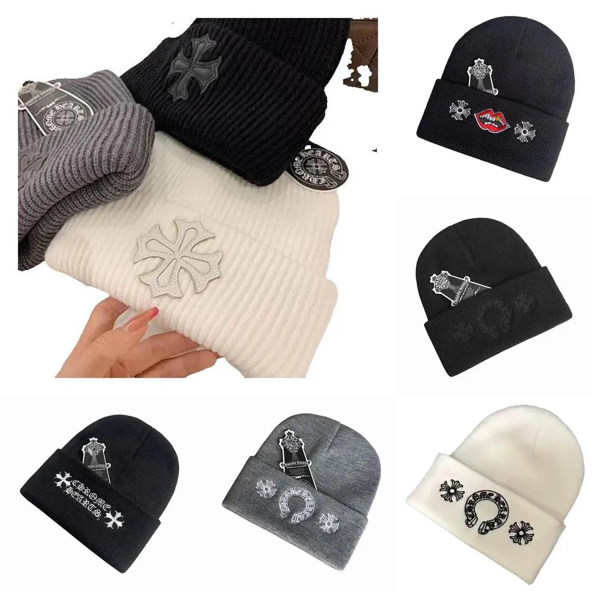Chrome Hearts Knit Beanie Caps
