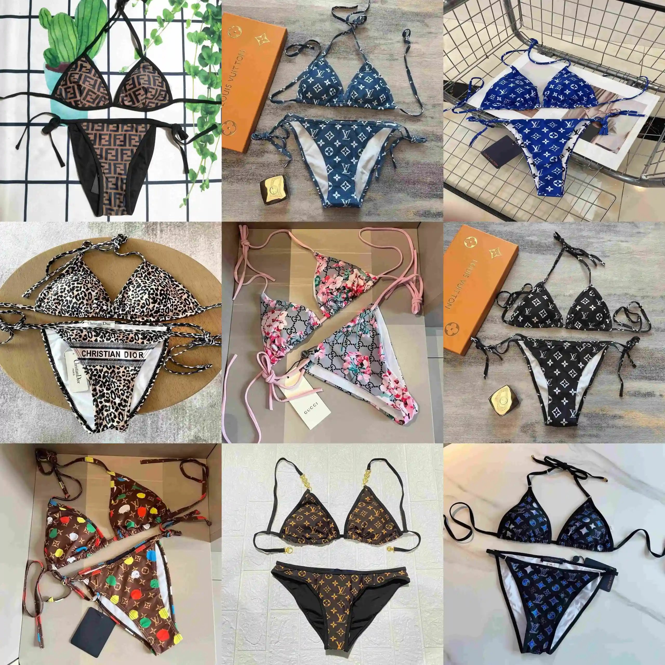 Louis Vuitton Monogram Bikini Set
