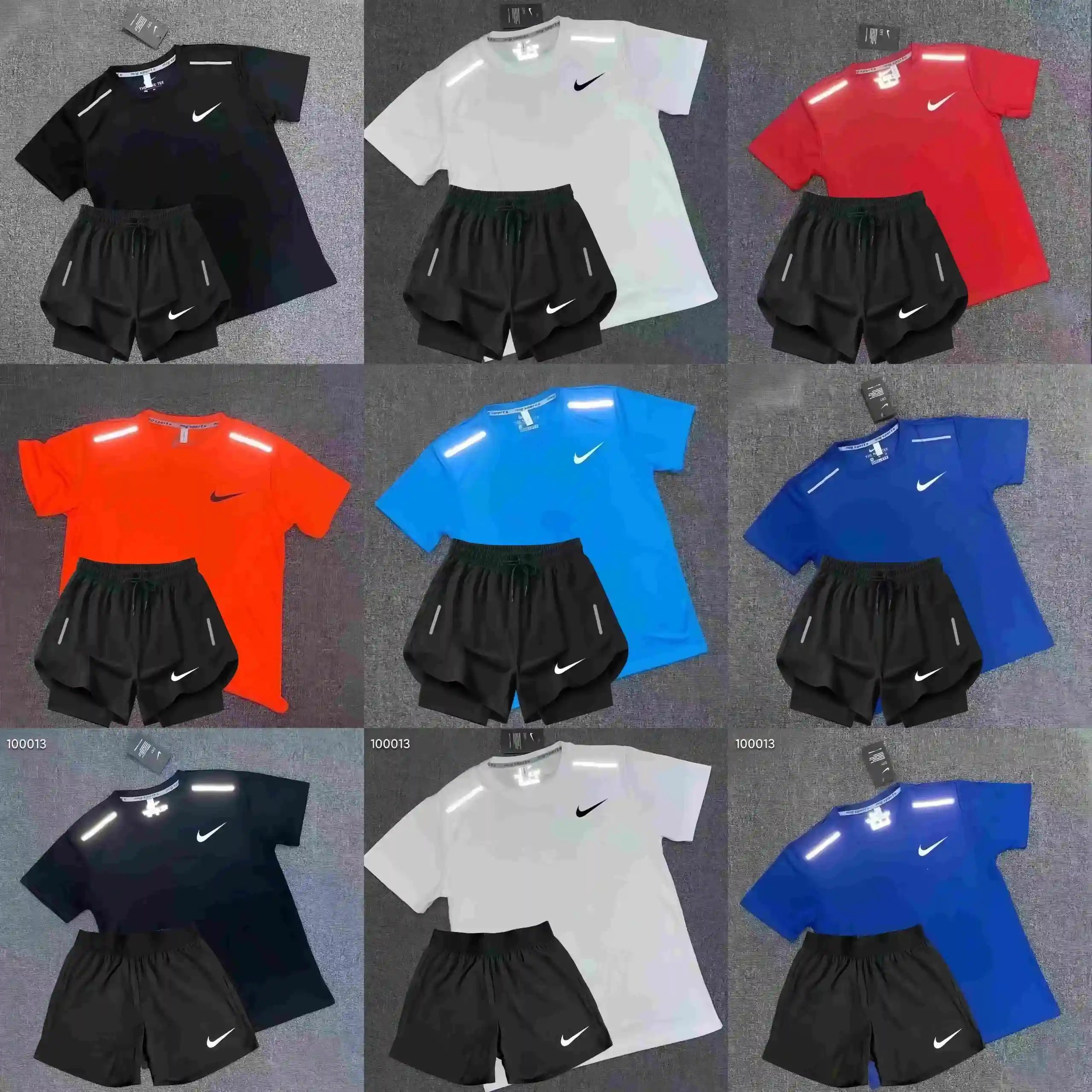 Nike Black Short Sleeve T-Shirt and Shorts Set