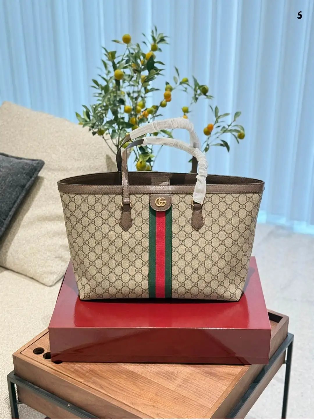 Gucci Beige Tote Bag