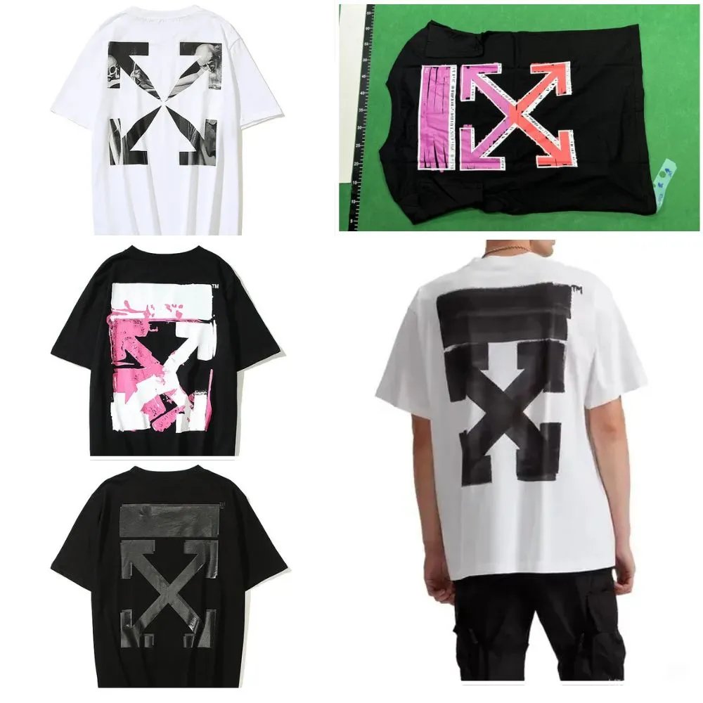 Off-White Black and White Graphic T-Shirt