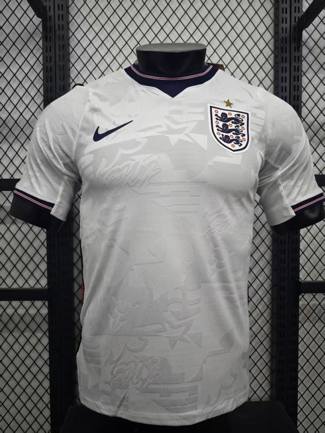 Nike White England Football Jersey
