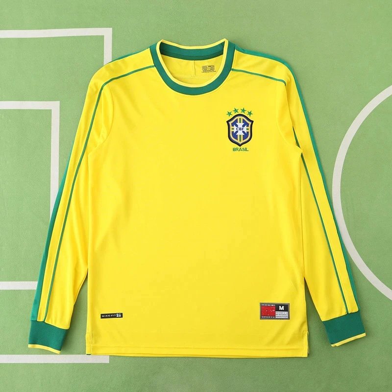 Nike Yellow Long Sleeve Brazil Jersey