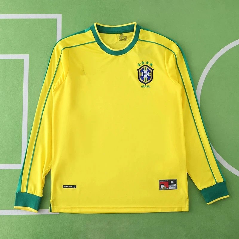 Nike Brazil Yellow Long Sleeve Jersey