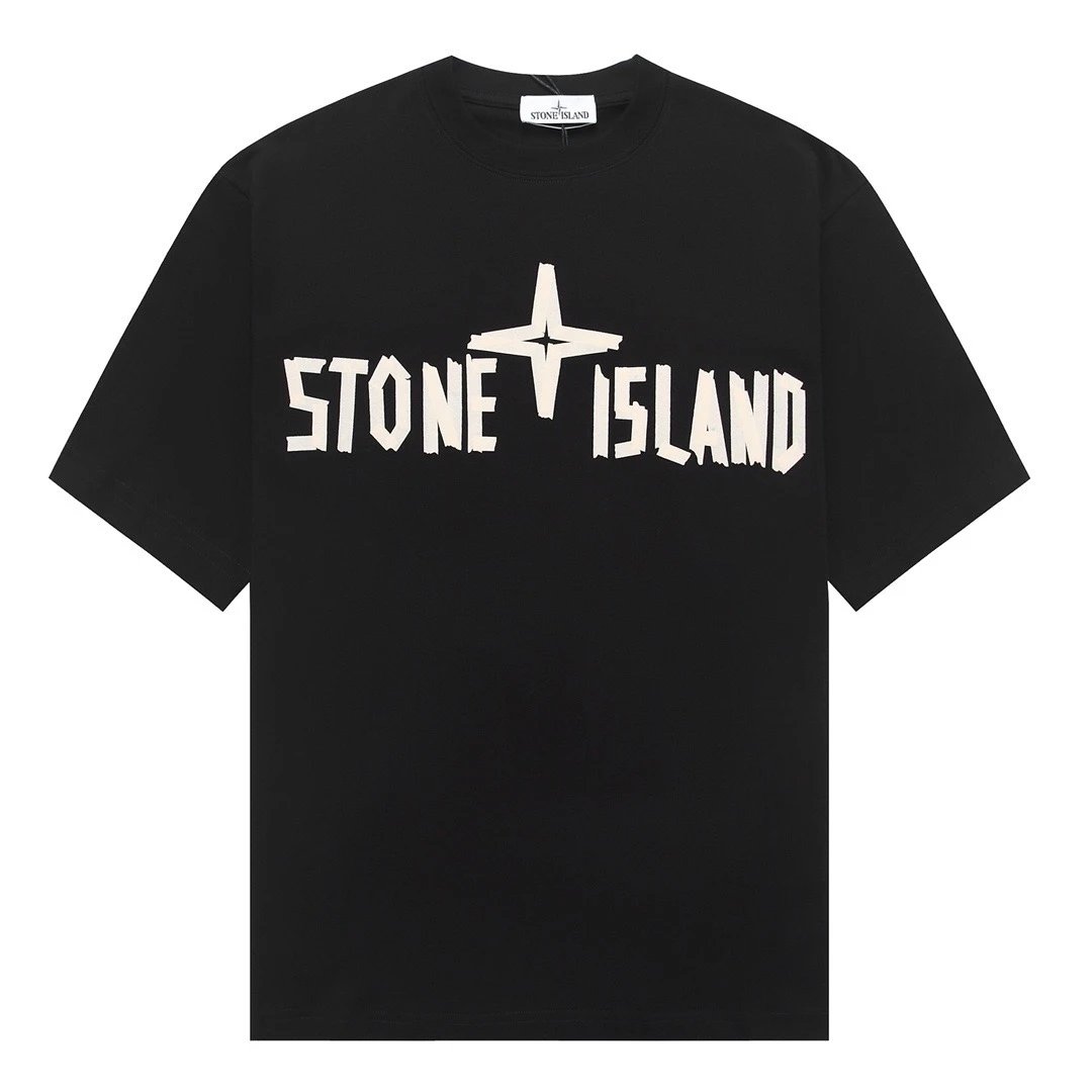 Stone Island Black Logo T-Shirt