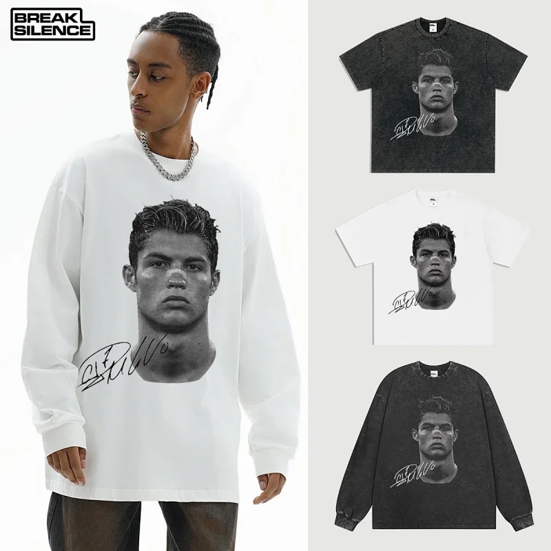Break Silence White Long Sleeve T-Shirt