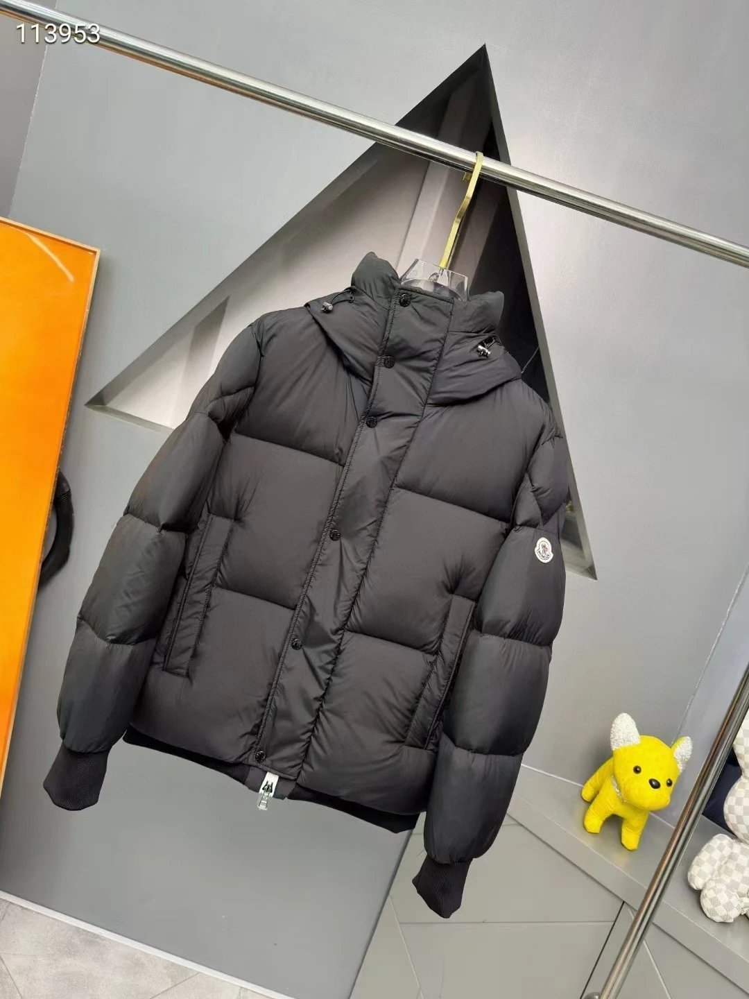 Moncler Black Puffer Jacket