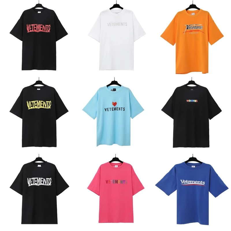 Vetements Black Short Sleeve T-Shirt