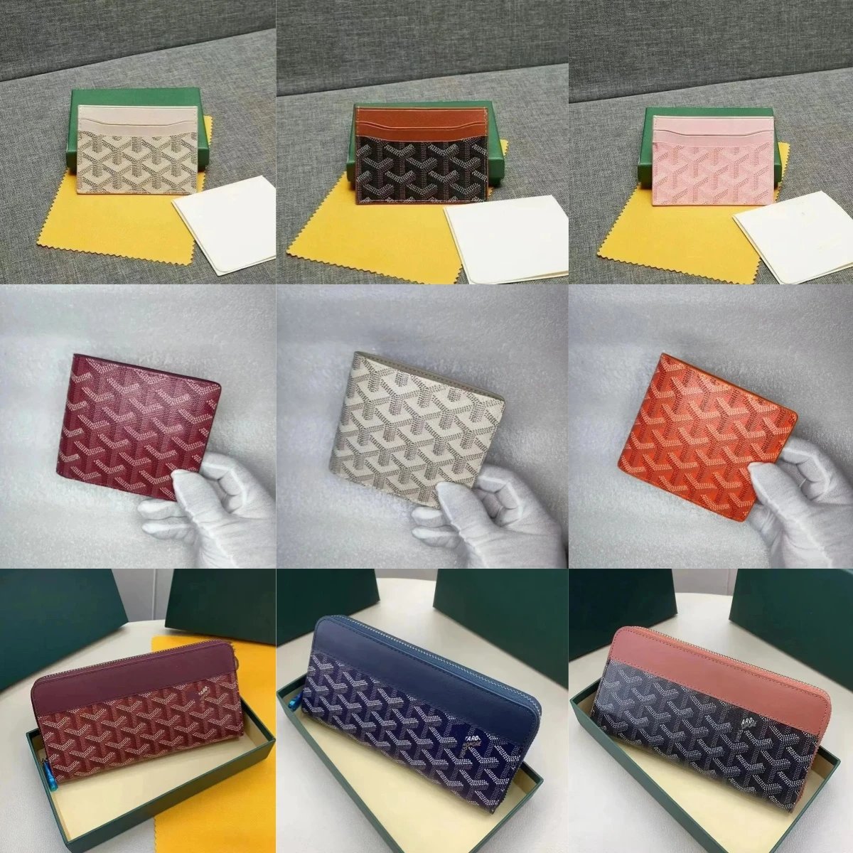 Goyard Patterned Lea