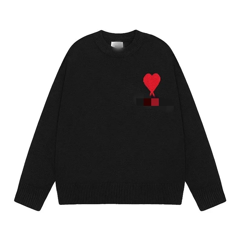Balenciaga Black Heart Knit Sweater