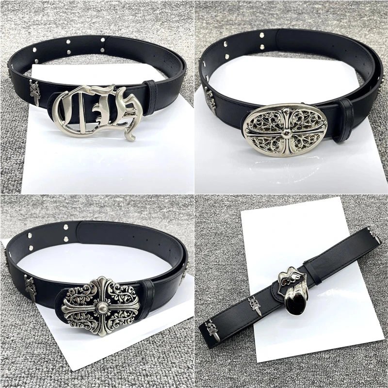 Black Leather Belt w