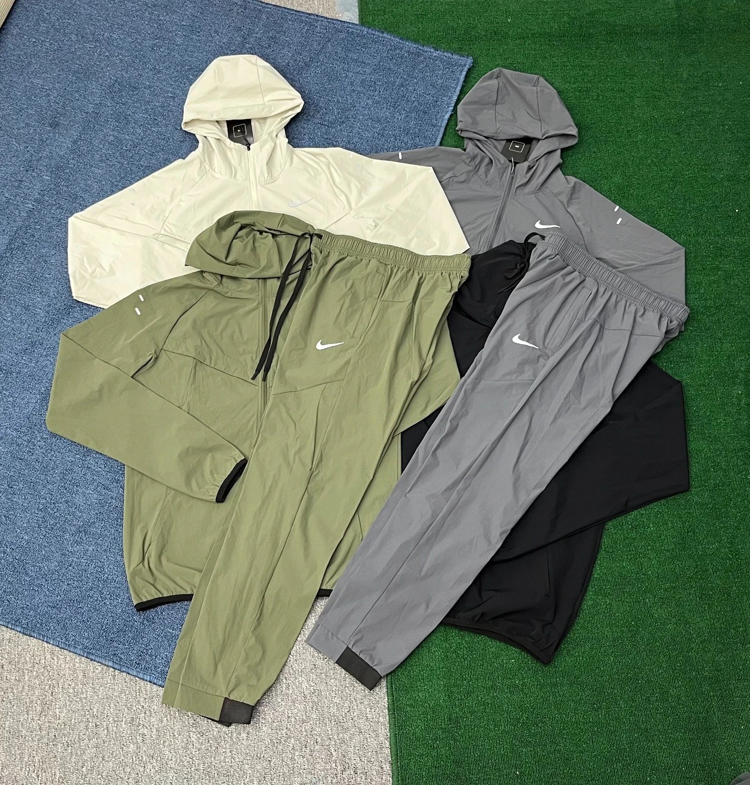 Nike Grey Track Suit with Hoodie and Pants