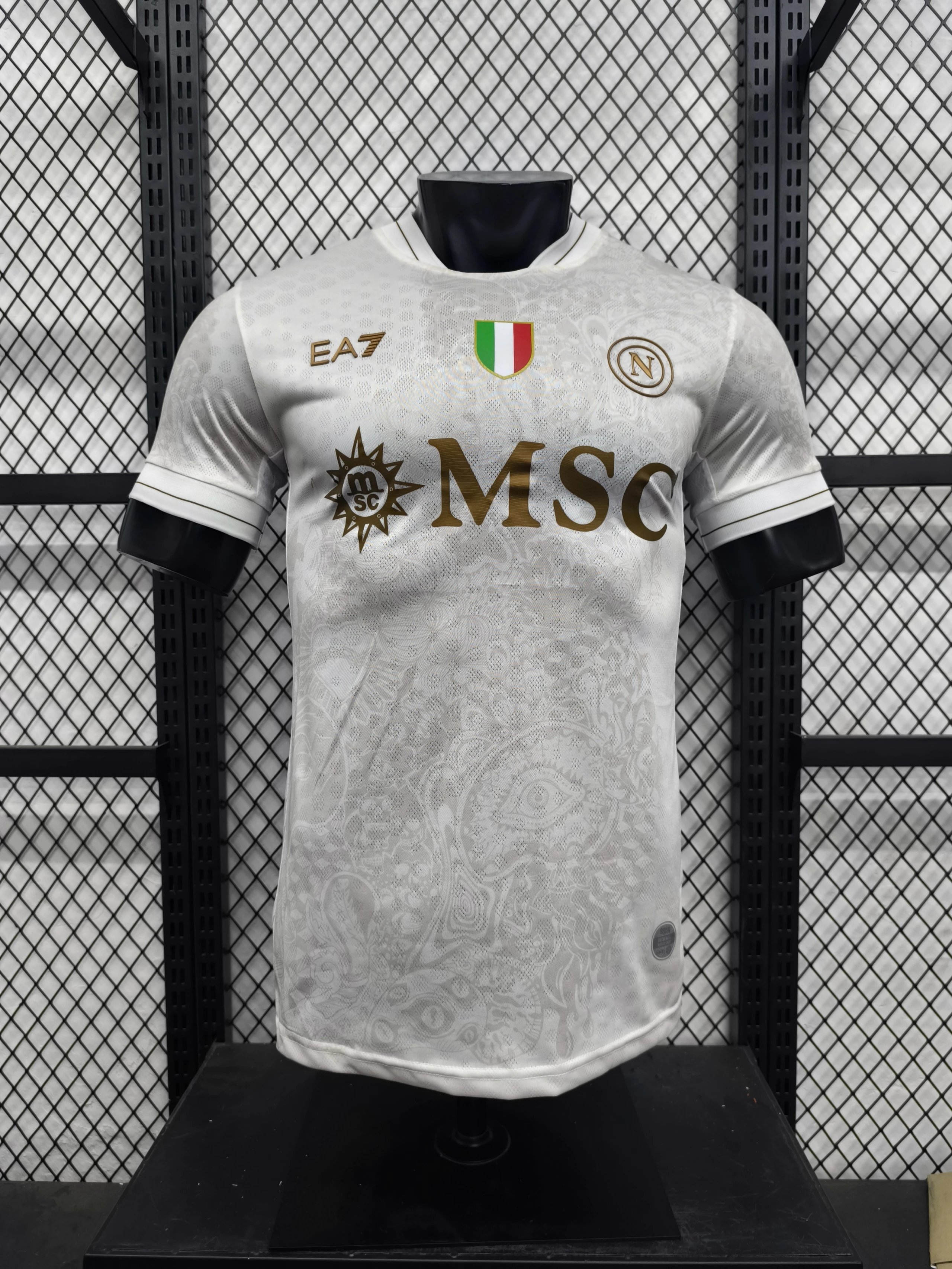 EA7 White Short Slee