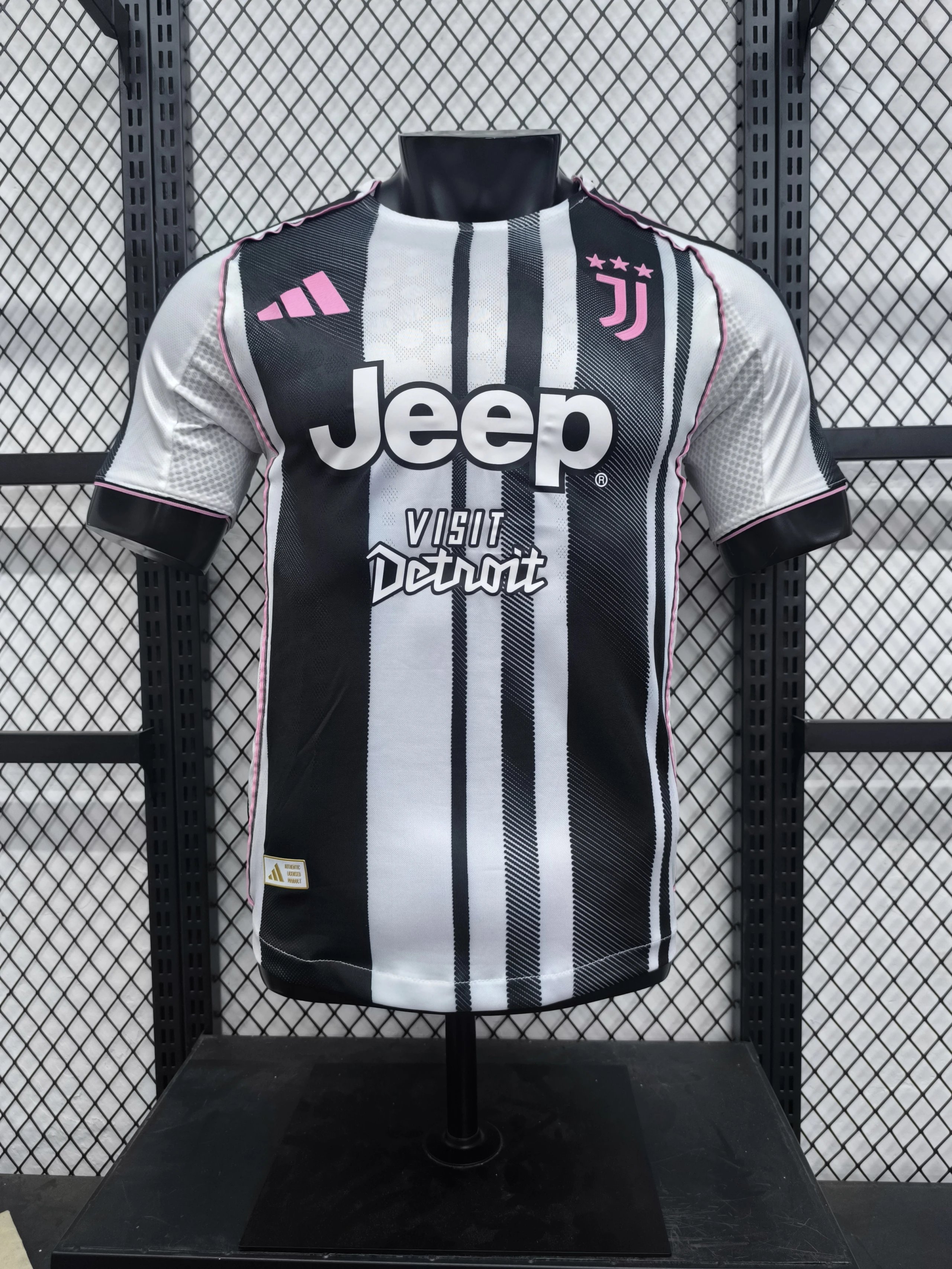 Adidas Black and White Juventus Jersey