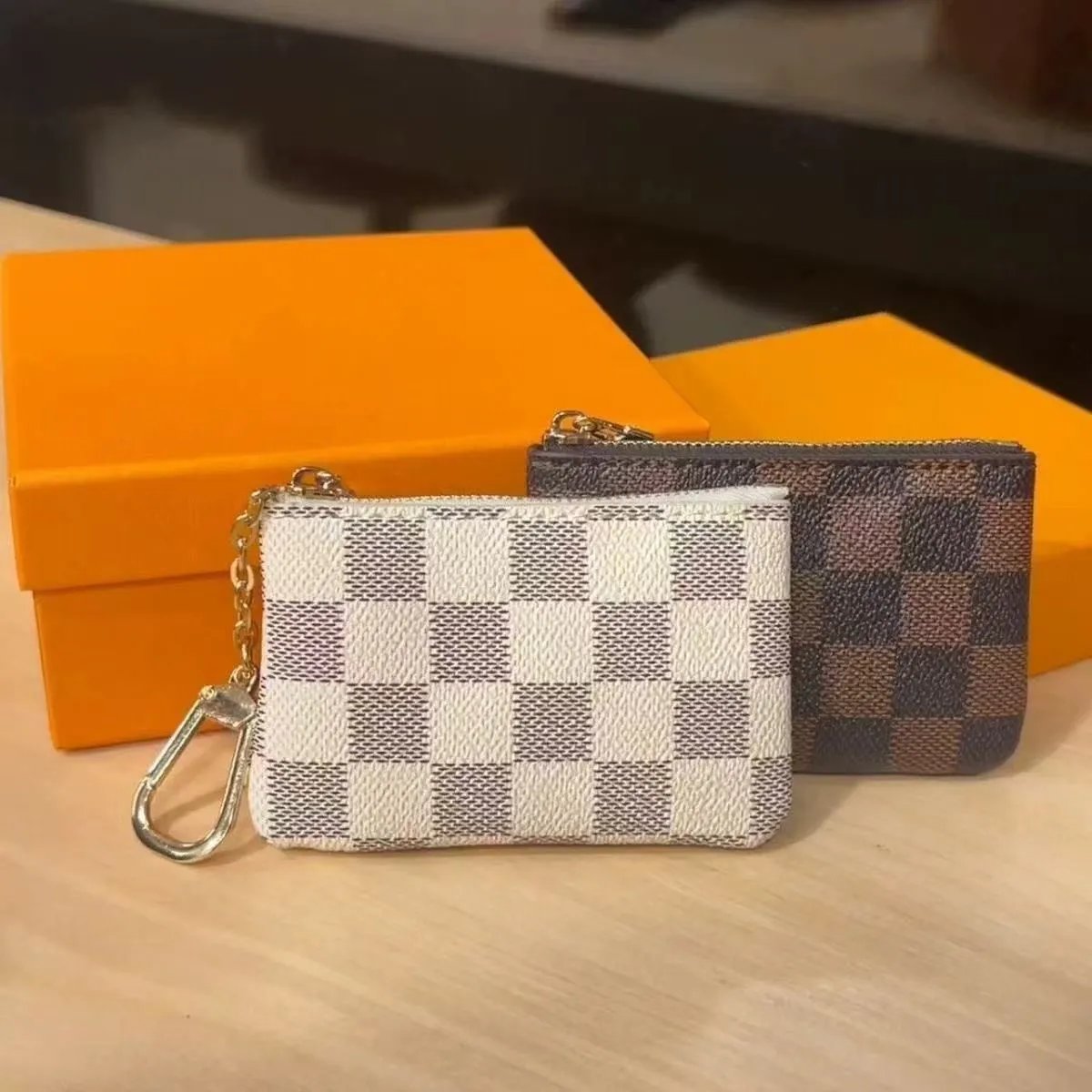 Louis Vuitton Checkered Key Pouch