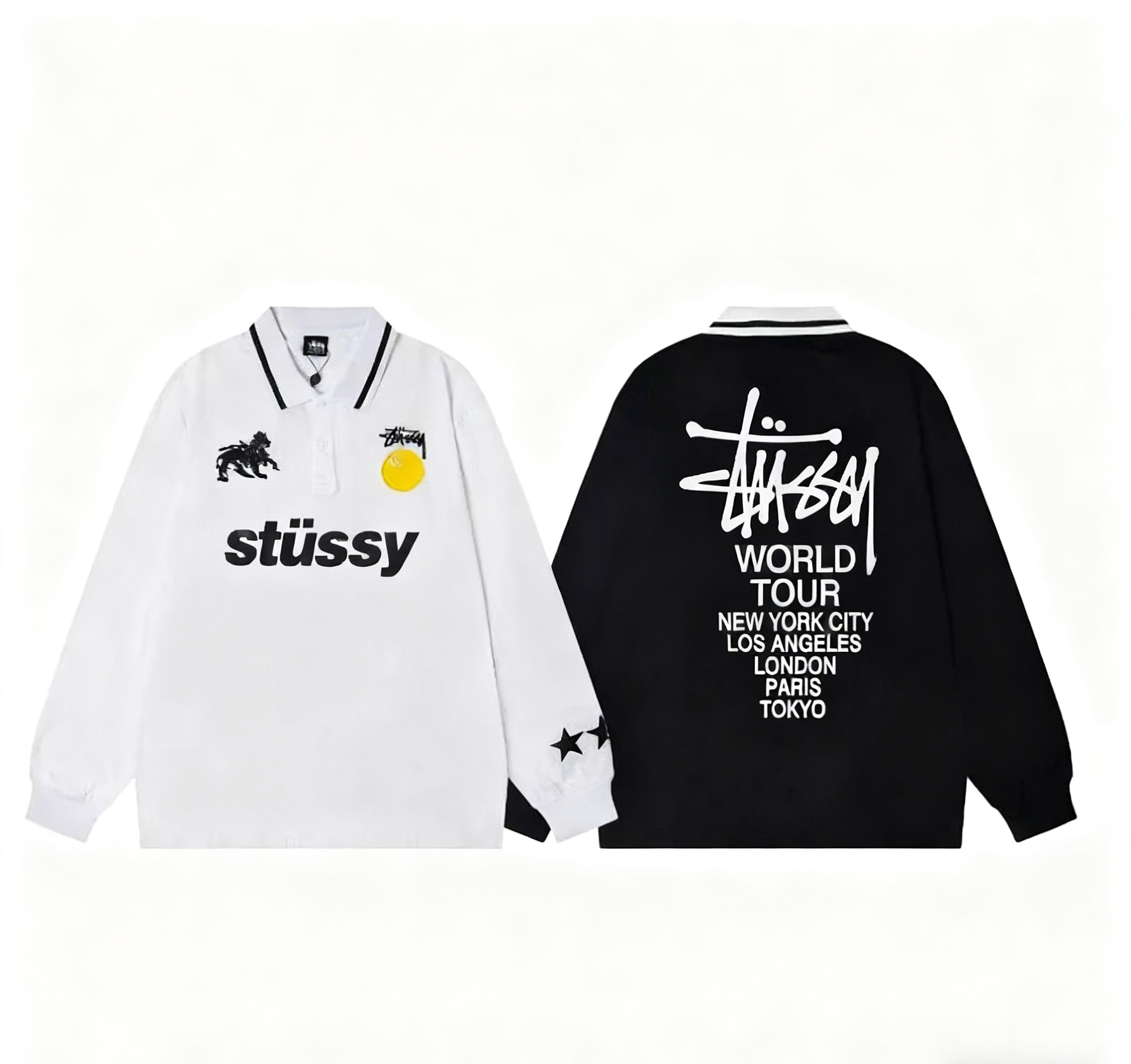 Stussy Black and Whi
