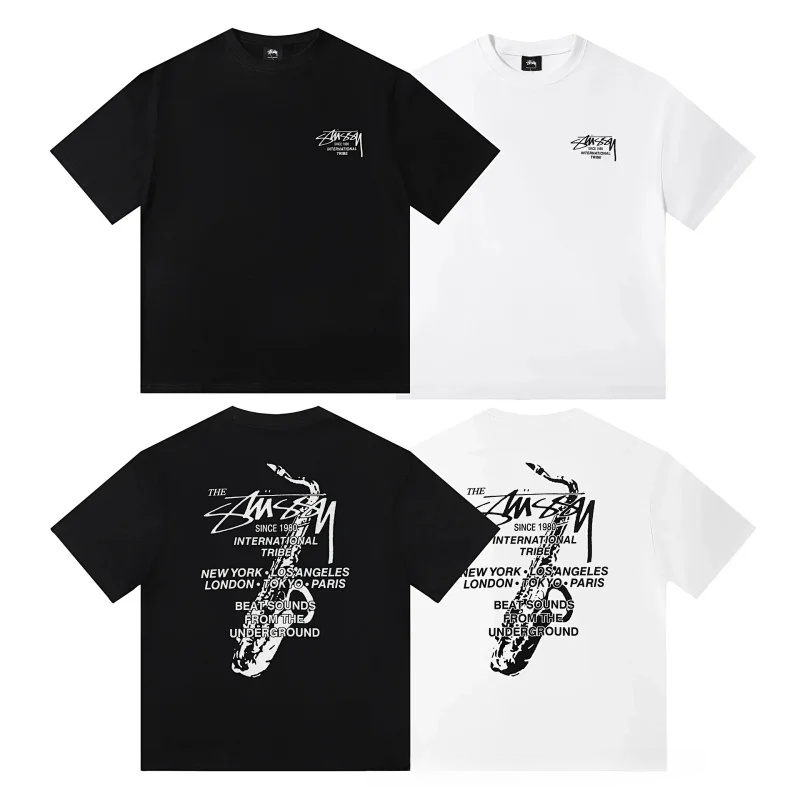 Stussy Black and Whi