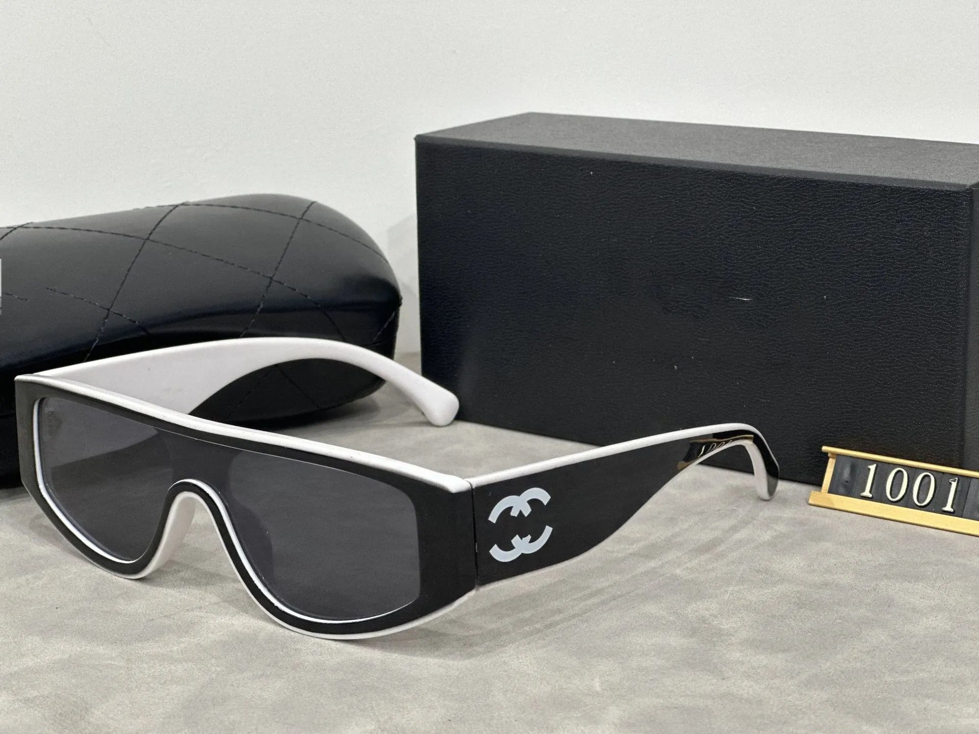 Chanel Black and White Sunglasses