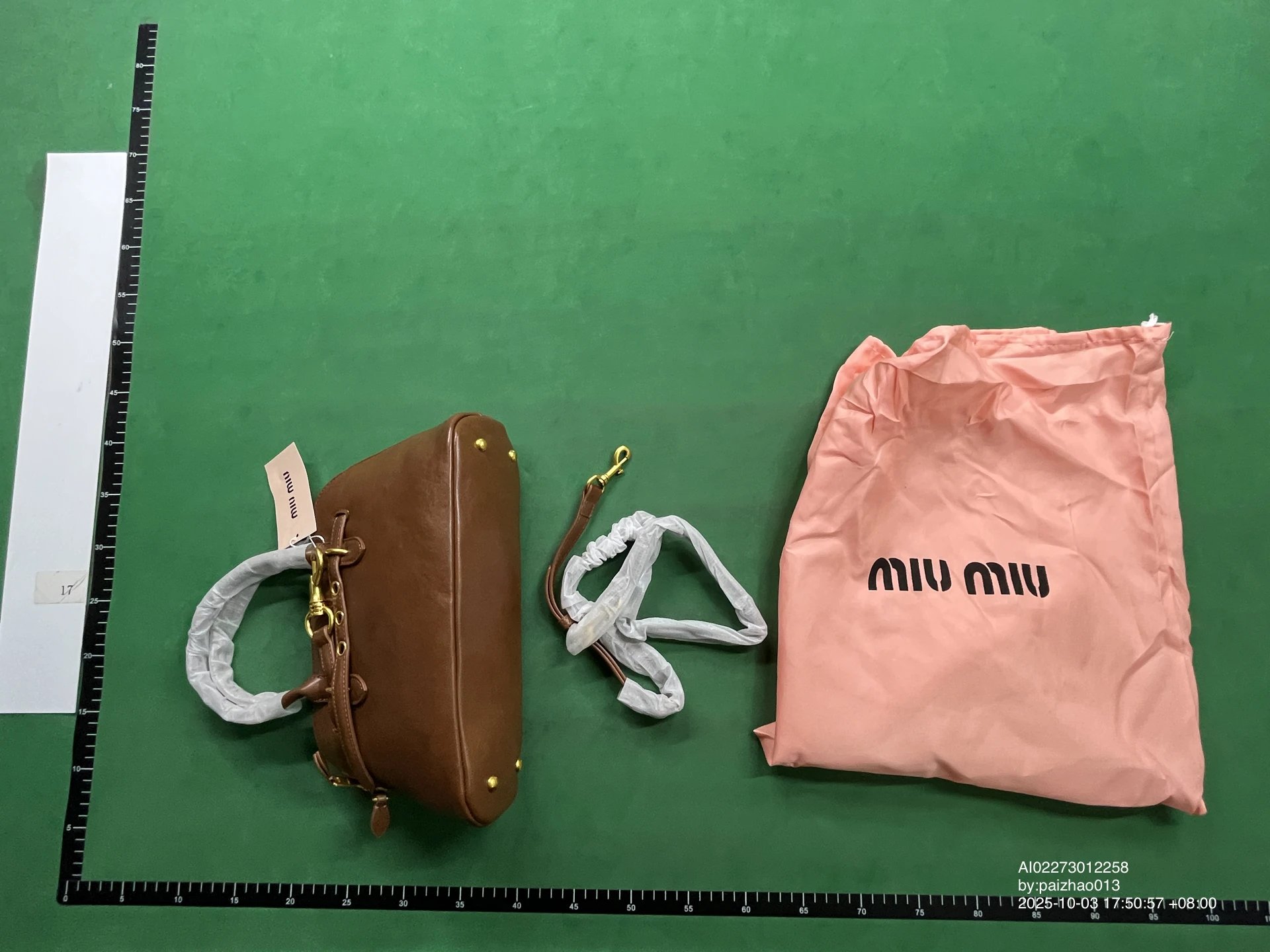 Miu Miu Brown Leathe