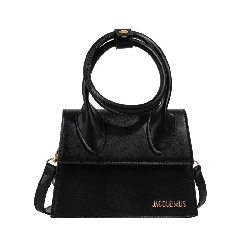 Jacquemus Black Mini Top Handle Bag