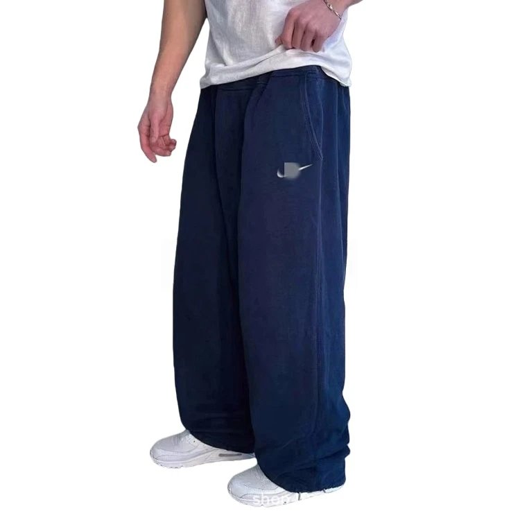Nike Blue Wide Leg Sweatpants