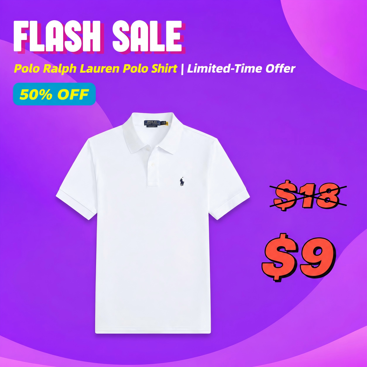 Polo Ralph Lauren White Polo Shirt