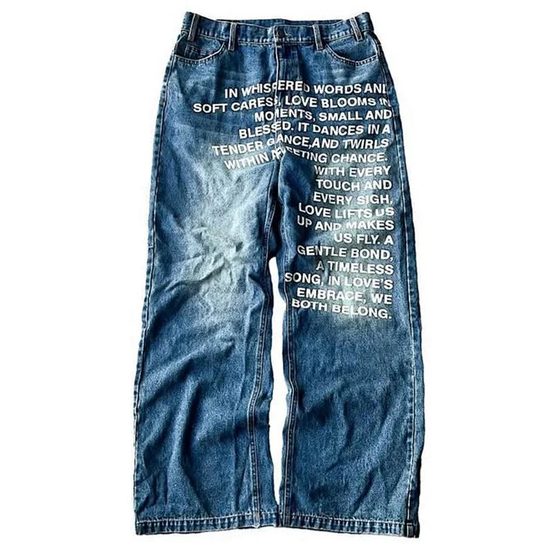 Wide Leg Denim Jeans