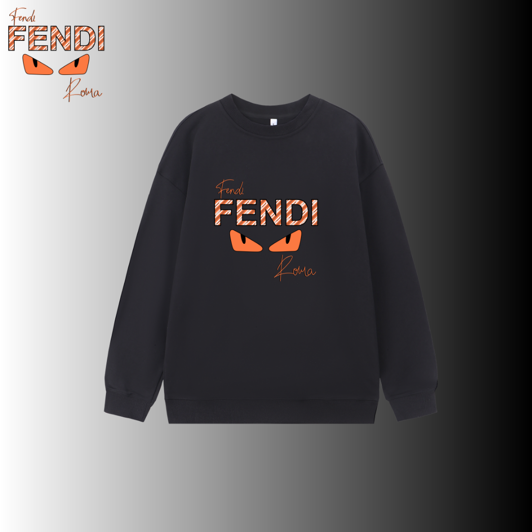 Fendi Black Long Sle